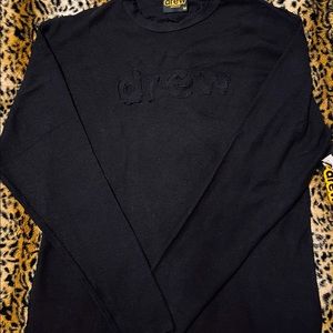NWT drew house reverse terry secret long sleeve, size medium